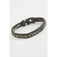 Marsilyan Ipli Kaliteli Suni Deri Bileklik