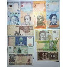 Emir Collection Koleksiyoner Başlangıç Seti, 11'li ÇİL Dünya Banknotları