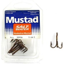 Mustad Saltwater 35936 5 Pcs No:1 3 Lü Iğne