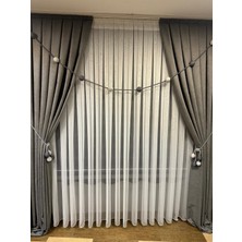 Ege'nin Atölyesi Sahara Home, Perde Takımı, Tül ve Fon Perde, Aksesuar Hediyesidir