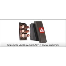 Universal Flaşör Anahtarı Gri Opel Vectra A
