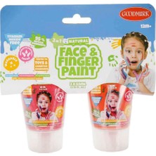 NessiWorld 2in1 Doğal Yüz ve Parmak Boyası 2’li