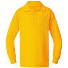 Okul Tişörtü-Penye Polo Yaka %100 Pamuk Uzun Kol Okul Tişörtü Penye Polo Yaka Okul Tişörtü