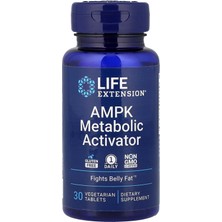 Life Extension Ampk Metabolic Activator – Metabolizma & Yağ Yakım Desteği – 30 Vejetaryen Tablet