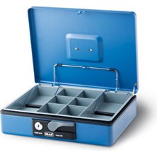 MAS Jumbo Boy Mavi Para Kasası 195 Güvenli Kilitli ve Dayanıklı Tasarım