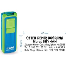 Trodat 9512 Kişiye Özel  Firma ve Şirket Kaşesi