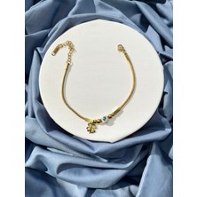 Stainless Steel Yonca Charmlı Bileklik