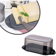 Tp Kilitli Plastik Kapaklı Kahvaltılık Tereyağlık Peynirlik Erzak Saklama Kabı AP-9428