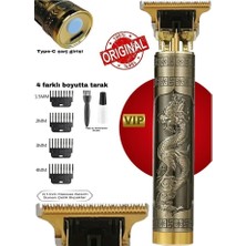 BuŞerii Çelik Kasa Profesyonel Saç Sakal Ense Çizim Tüm Vücut Tüyü Lazer Öncesi Tıraş Makinesi