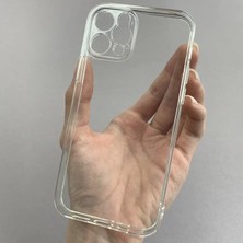 Elixem İphone 12 Pro Uyumlu Şeffaf Silikon TPU Kamera Korumalı Kılıf
