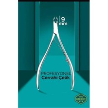 Tp Bfs  9 mm Manikür Pedikür Makası - Et Makası - Kütikül Temizleyici Pens Profesyonel Cerrahi Çelik