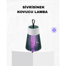Buğz Şarjlı Mor Işıklı Sivrisinek Öldürücü Lamba – Sessiz ve Kimyasal Içermez