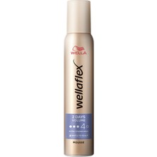 Wella Wellaflex 2 Days Volume Mousse Extra 200 ml 4 Adet