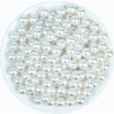 Heraldis 12 mm 50 Adet Inci Boncuk - Beyaz - Çanta ve Takı Yapımı Için