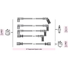 Universal Buji+Bobin Kablosufıat Dkş Carb (Uzunlama Motor) Doğan  Şahin Kartal 1.6 92-02 (Bobin Kab.kısa) Isa) 1.6 1992-02