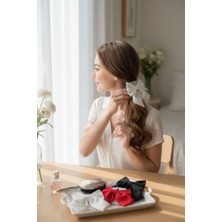 Veracraft 3'lü Fiyonk Toka Kırmızı Siyah Beyaz