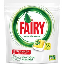 Fairy 36 Lı Bulaşık Makinası Tableti Hepsi Bir Arada (4 Adet)