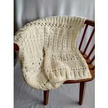 Yaso Shop El Örgüsü Bebek Battaniyesi – 80X90 cm