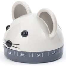 Kikkerland Mutfak Zamanlayıcı Fare Sevimli Tasarım ile Pratik Kullanım için 60 Dakikaya Kadar Ayarlanabilir