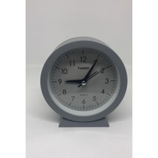 Lebron Dekoratif Renkli  Işıklı Masa Saati Gri