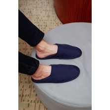 Lacivert Erkek Ev Terliği