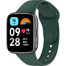 Marsilyan  Xiaomi Redmi Watch 3 Active Klasik Kordon - Haki Yeşil