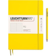 Leuchtturm1917 Composition Notebook, B5, Yumuşak Kapak, 123 Sayfa Not Defteri, Noktalı, Lemon 355289