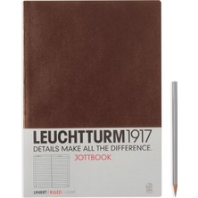 Beysa Leuchtturm1917 Jottbook A4 Çizgili Kahverengi Kapak 341498