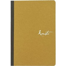 Karatis Tomoe River Kağıdından Dolma Kalem Uyumlu Defter Amber