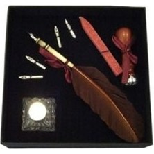 Steelpen Calligraphy Kristal Şişe Kuş Tüyü Kaligrafi Sk291