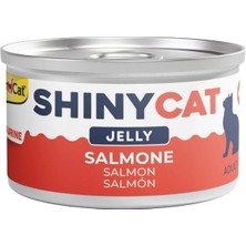 GimCat Shinycat Jöle İçinde Somonlu Kedi Konservesi 70g
