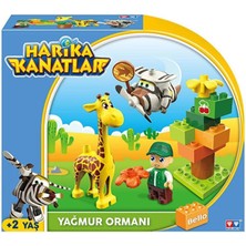 NW NessiWorld 10932 Harika Kanatlar Bellonun Yağmur Ormanı 15 Parça Blok - Mega Oyuncak