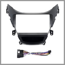 Govimaks HYUNDAI ELENTRA 2010-2013 UYUMLU 9" SİYAH ANDROID MULTİMEDYA ÇERÇEVESİ - SOKET