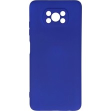 Tncline CPT83 Xiaomi Pocophone X3 Kılıf Nano Içi Kadife Silikon - Lacivert