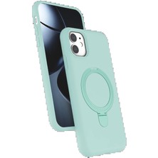 Tncline CPT83 Apple iPhone 11 Regal Magsafe Standlı Kapak - Su Yeşili