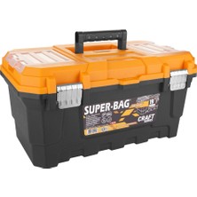 Super-Bag Süper Bag  ASR-4031 Craft Takım Çantası 19" Dayanıklı Malzeme ile Profesyonel Kullanım İçin