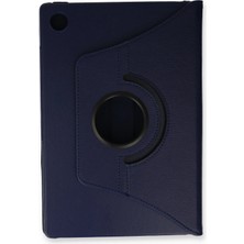 Tncline CPT83 Samsung Galaxy Tab A9 Plus Kılıf 360 Tablet Deri Kılıf - Lacivert