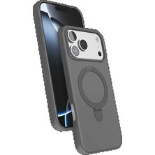 Tncline CPT83 Apple iPhone 17 Pro Max Regal Magsafe Standlı Kapak - Titan Gri