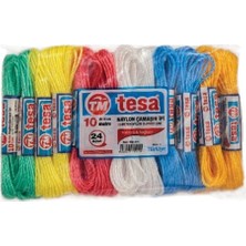 Zenvia Temsan 10 Metre Naylon Çamaşır Ipi 24'lü