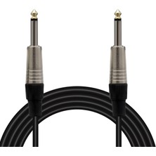 Magicvoice LD393A 5 Metre 6.35MM Mono Erkek Jak (Ts) Ses Kablosu Metal Jack