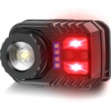 Zenvia PS-571 Sensör Xpg Cob LED USB Şarj Edilebilir Lityum Pilli Zoomlu Kafa Lambası