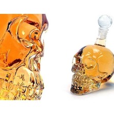 Zenvia Crystal Head Kuru Kafa Cam Şişe 350 ml