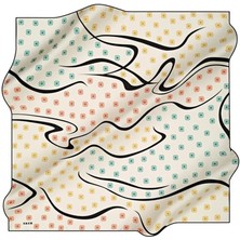 Aker Nostalji Sura Ipek Eşarp 8673-313