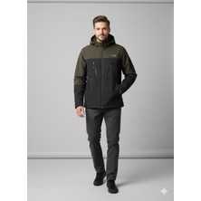 Mikro Taktikal Tactikal Softjel Içipolar Sıvı ve Rüzgar Geçirmez Outdoor Kışlık Mont Kapüşon Fermuarlı