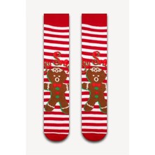 Neşeli Çoraplar Kurabiye Adam Havlu Çorap