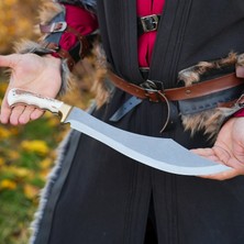 Köse Mehmet Alpkut Model 49 cm - Geyik Boynuzu Sap