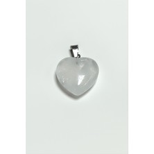 Marsilyan Kuvars Kalpli Doğaltaş Kolye Ucu Küçük 1,5 cm