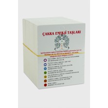 Marsilyan 3'lü Çakra Enerji Taşları Bileklik Kartı