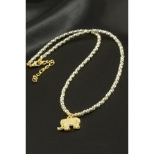 Marsilyan Fil Kristal Kolye