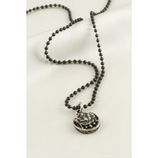 Marsilyan Osmanlı Bayrağı Top Zincirli Erkek Kolye